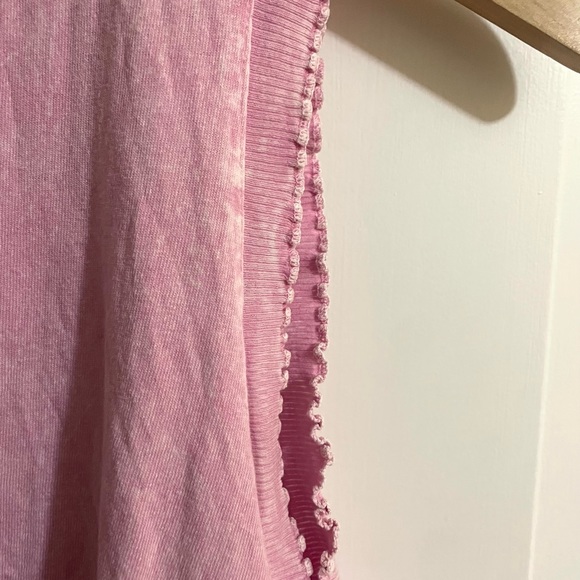 Altar’d State Ruffled Muscle Tank in Acid Pink Size S - Picture 2 of 4
